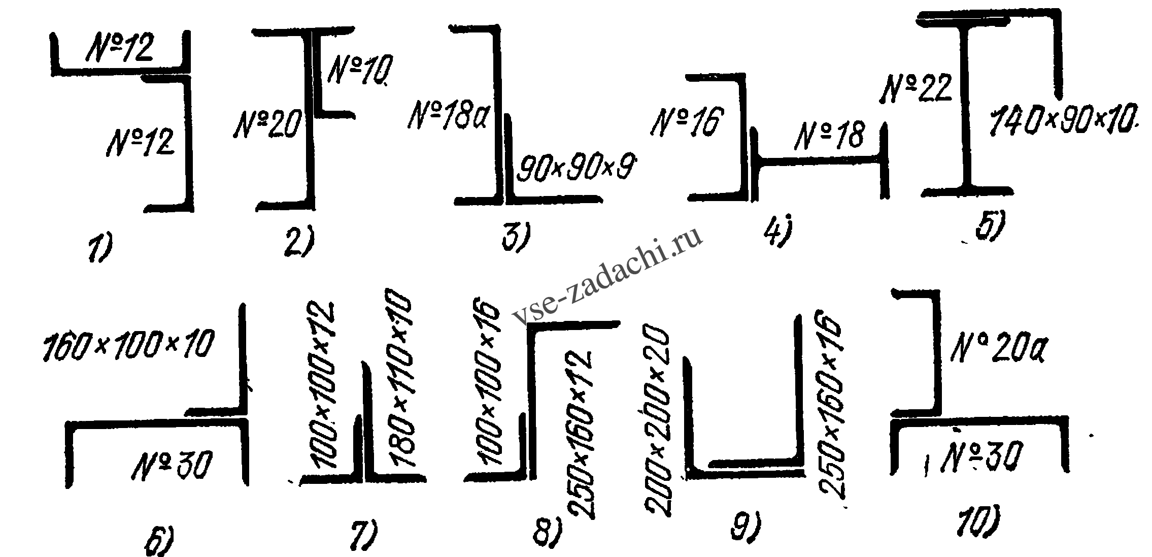 Задача 5-3-3-8 | Сопротивление материалов