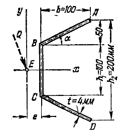 Задача 5-4-4-30 | Сопротивление материалов