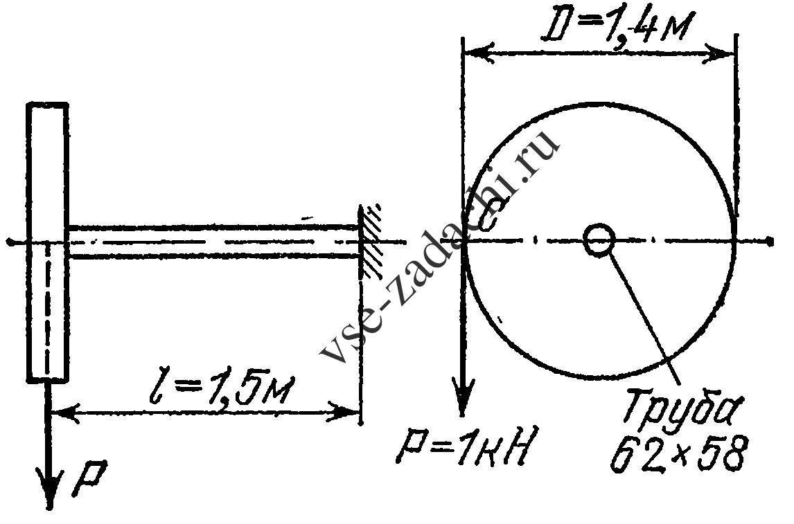 Задача 5-5-1-35 | Сопротивление материалов