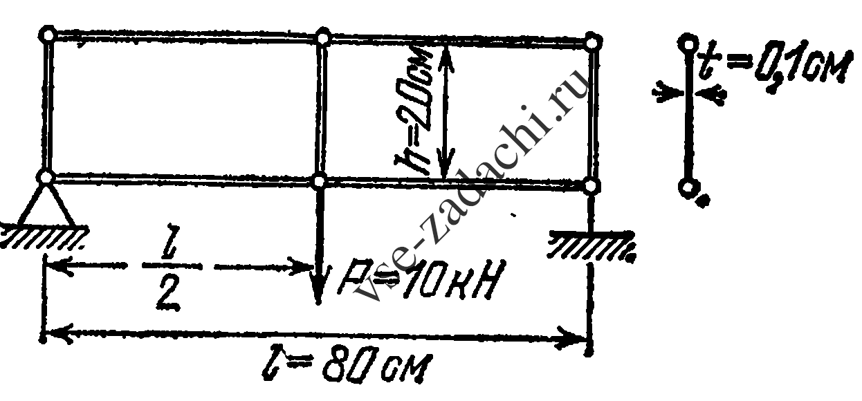 Задача 5-5-1-42 | Сопротивление материалов