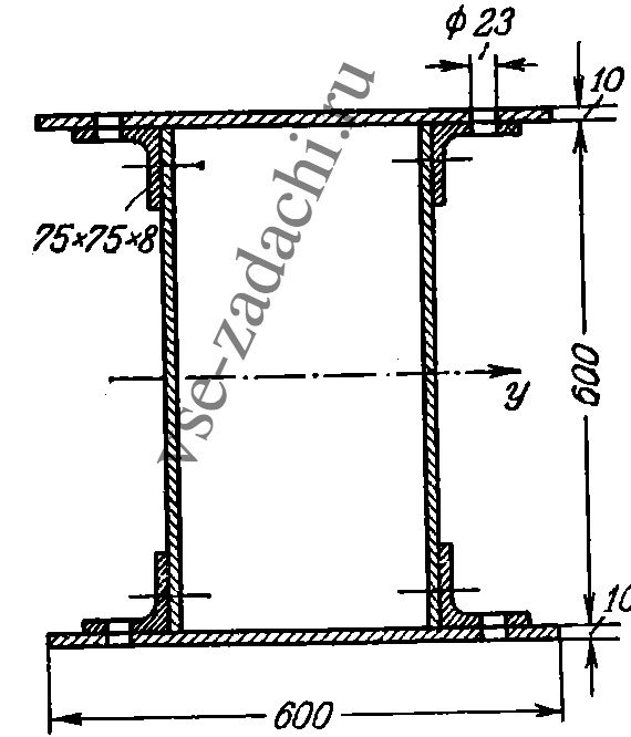 Задача 5-5-10-16 | Сопротивление материалов