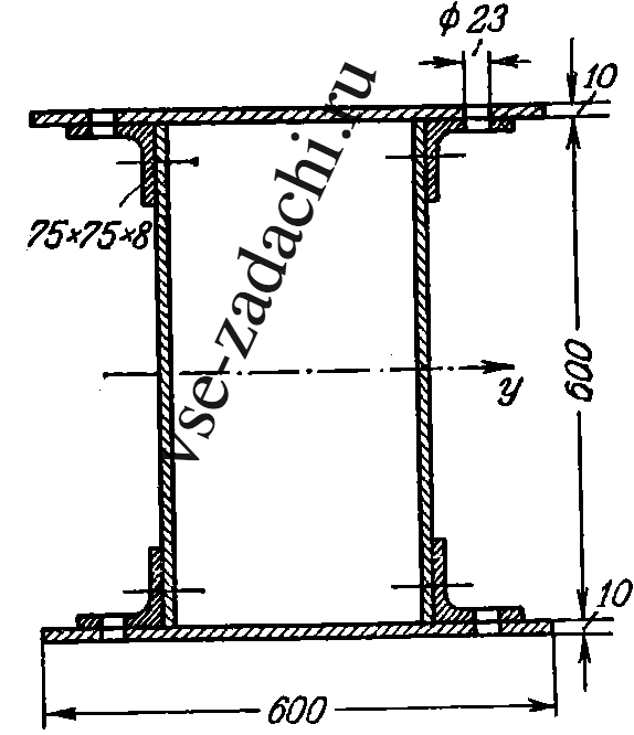Задача 5-5-10-17 | Сопротивление материалов