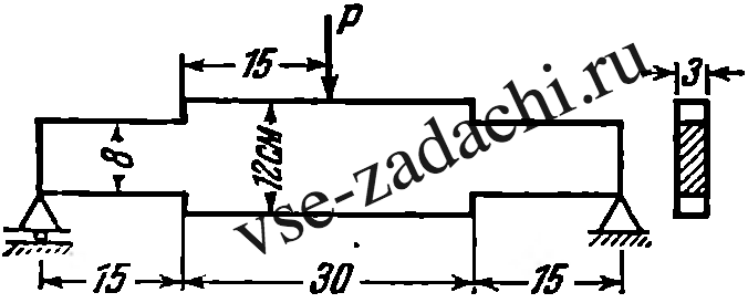 Задача 5-5-2-15 | Сопротивление материалов