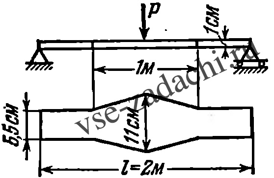 Задача 5-5-2-17 | Сопротивление материалов