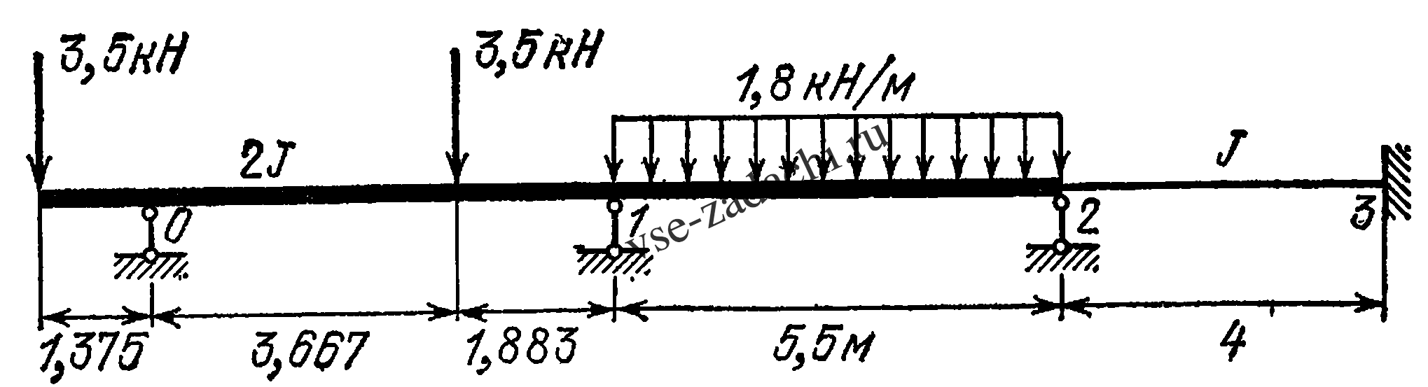 Задача 5-5-3-24 | Сопротивление материалов