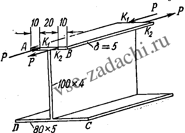 Задача 5-6-10-14 | Сопротивление материалов