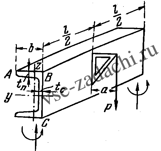 Задача 5-6-10-21 | Сопротивление материалов