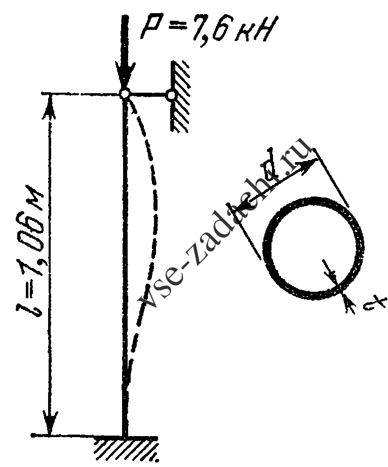 Задача 5-7-1-8 | Сопротивление материалов
