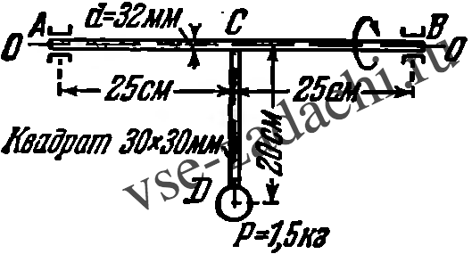 Задача 5-9-5-33 | Сопротивление материалов
